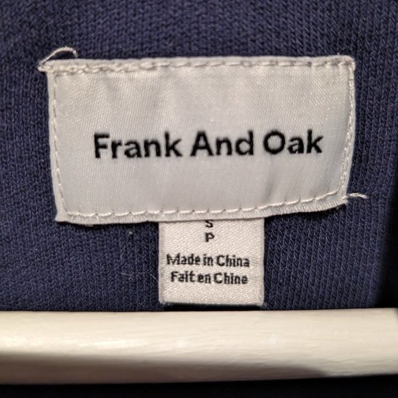 Frank & Oak button-up cardigan - navy blue - Picture 4 of 5